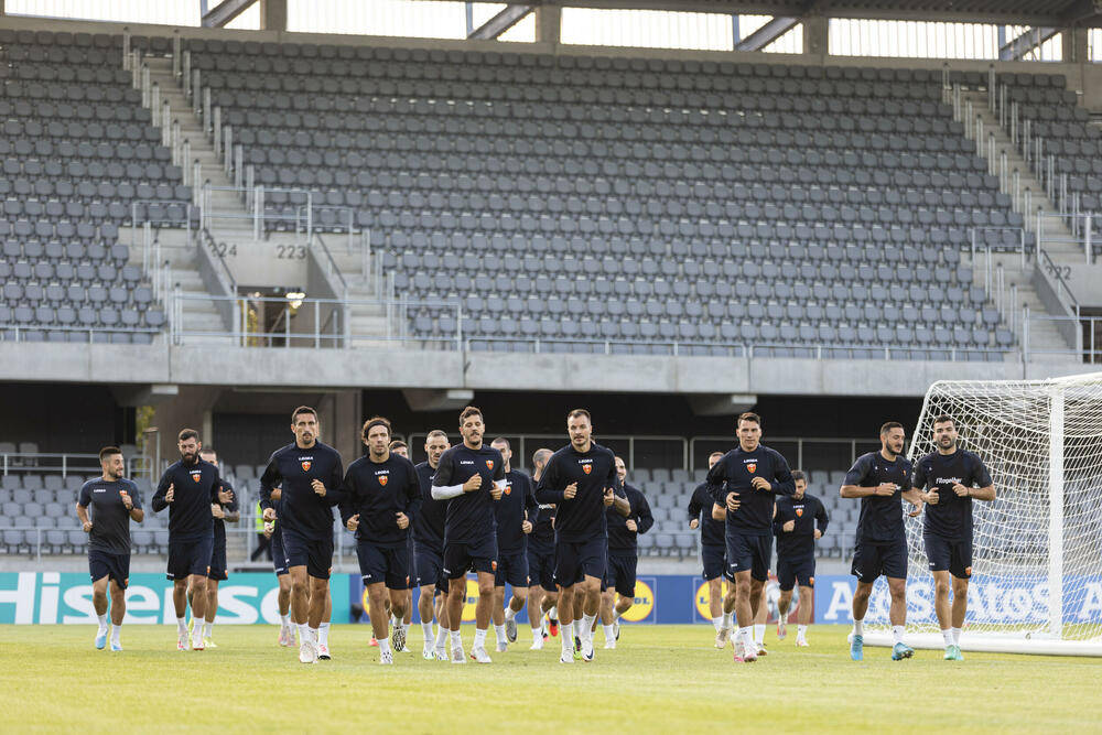 'Sokoli' na jučerašnjem treningu u Kaunasu