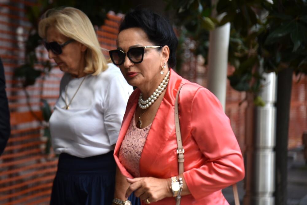 Vesna Medenica juče na ulazu u Viši sud, Foto: Boris Pejović