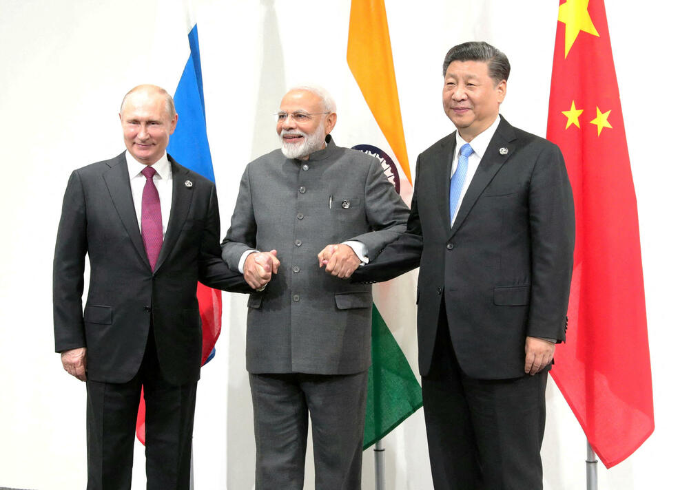 Lideri Rusije, Indije i Kine na marginama G20 u Osaki 2019