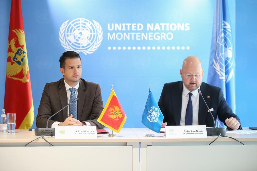 <p>Milatović je kazao da UN igraju ključnu ulogu u podsticanju međunarodne saradnje, rješavanju globalnih izazova, promovisanju mira, bezbjednosti i održivog razvoja<br /> </p>