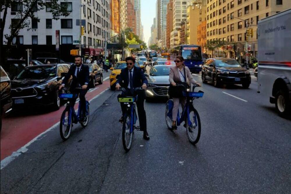 Abazović i saradnici prošle godine u Njujorku, Foto: Vlada Crne Gore