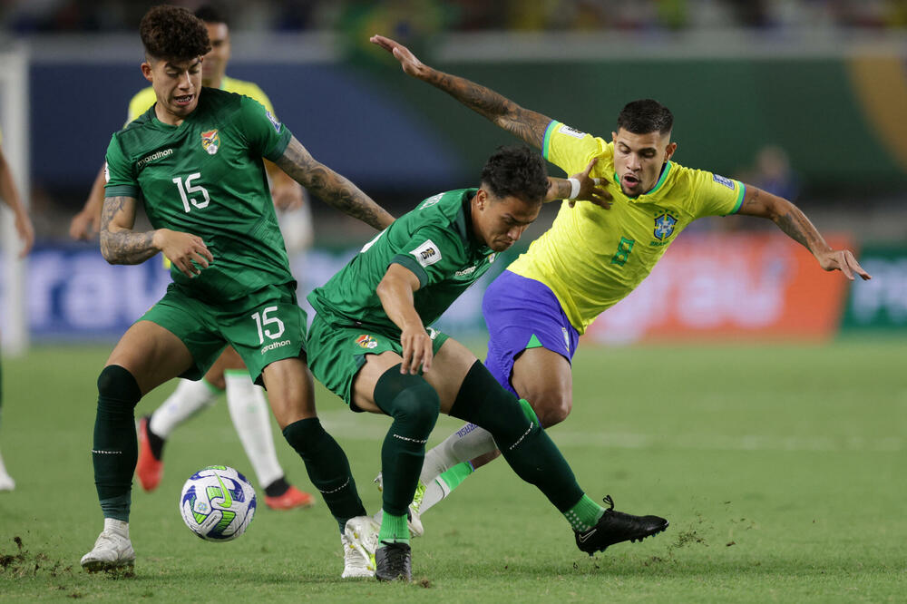 Gimaraeš je igrao za Brazil u pobjedi nad Bolivijom, Foto: REUTERS