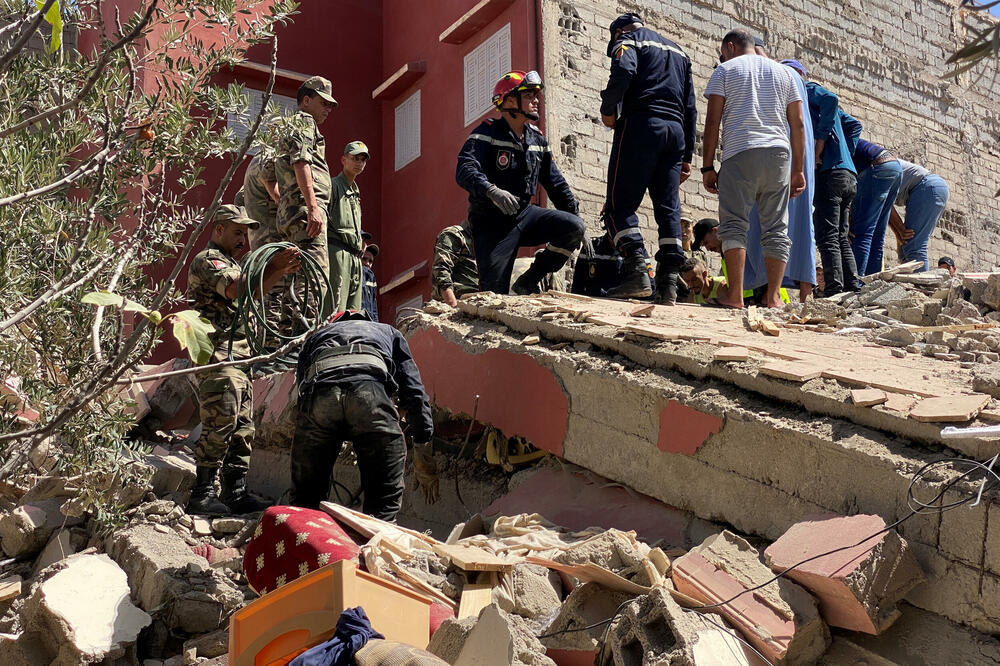 Akcija potrage u Amizmizu nakon snažnog zemljotresa, Foto: Reuters