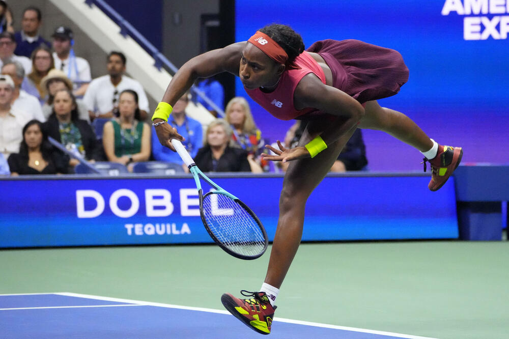 Gof nie odustajala od borbe da vrati svaku lopticu nazad, Foto: REUTERS