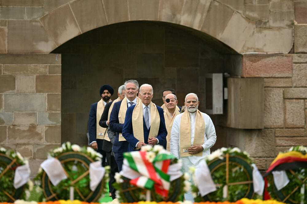 Lideri na samitu u Nju Delhiju, Foto: Reuters