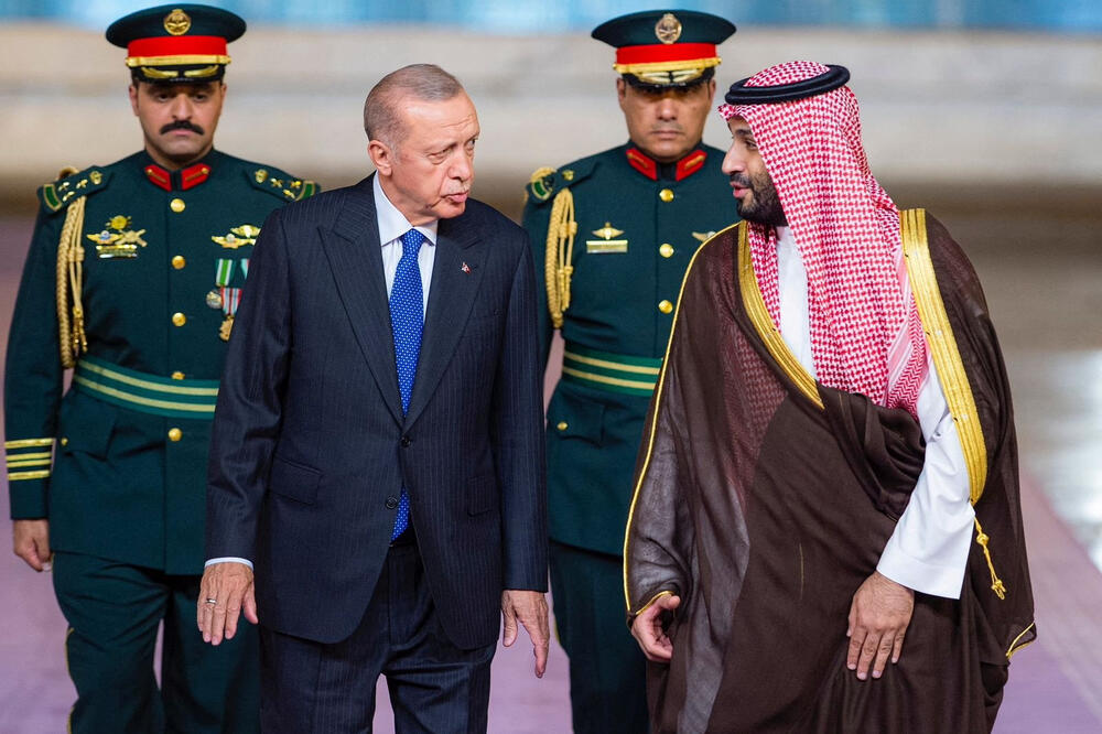 Erdogan i Bin Salman, Foto: Rojters