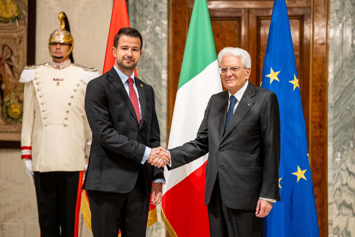 Contiamo sul sostegno dell’Italia per accelerare il percorso verso l’Unione Europea