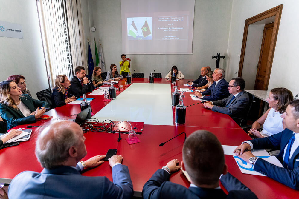 <p>"Geografska i kulturna bliskost Crne Gore i Italije su prirodna baza za snaženje ekonomskih veza"</p>