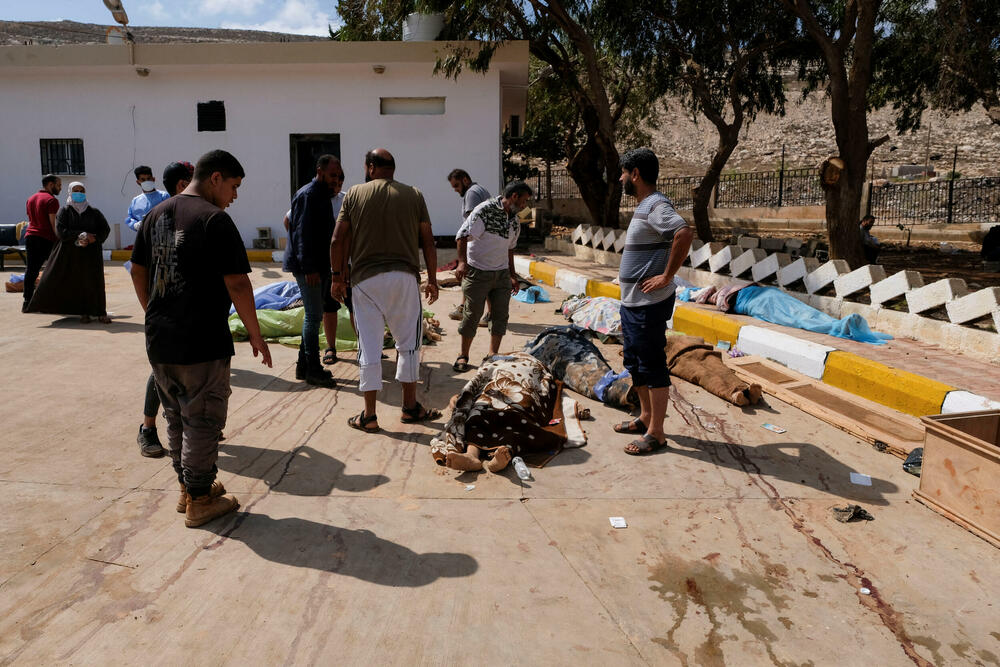 <p>Nakon strašnog nevremena u Libiji još uvijek traje potraga za hiljadama nestalih. Najteže je pogođen lučki grad Derna. UN, EU i Njemačka organizuju humanitarnu pomoć</p>