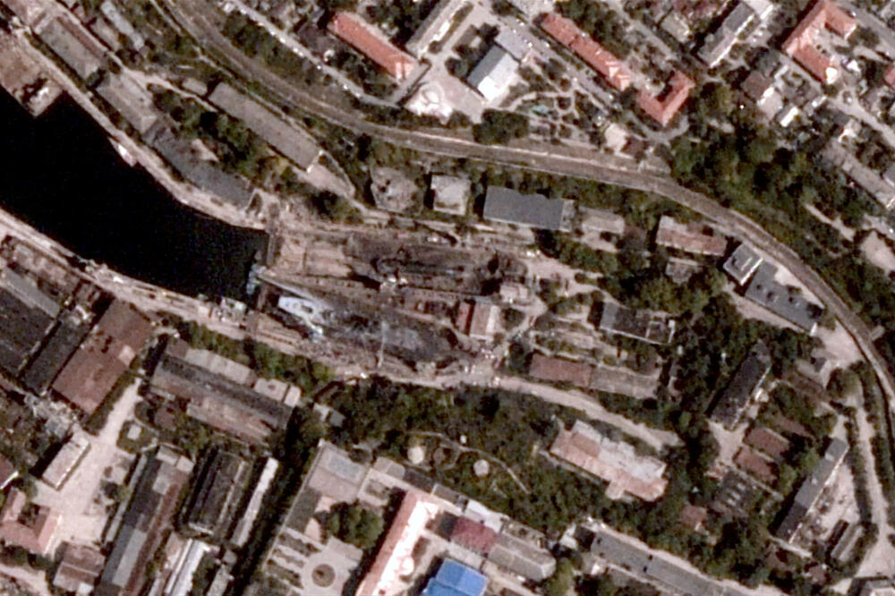 Sevastopolj, najveći grad Krima: Snimak iz satelita, Foto: Reuters