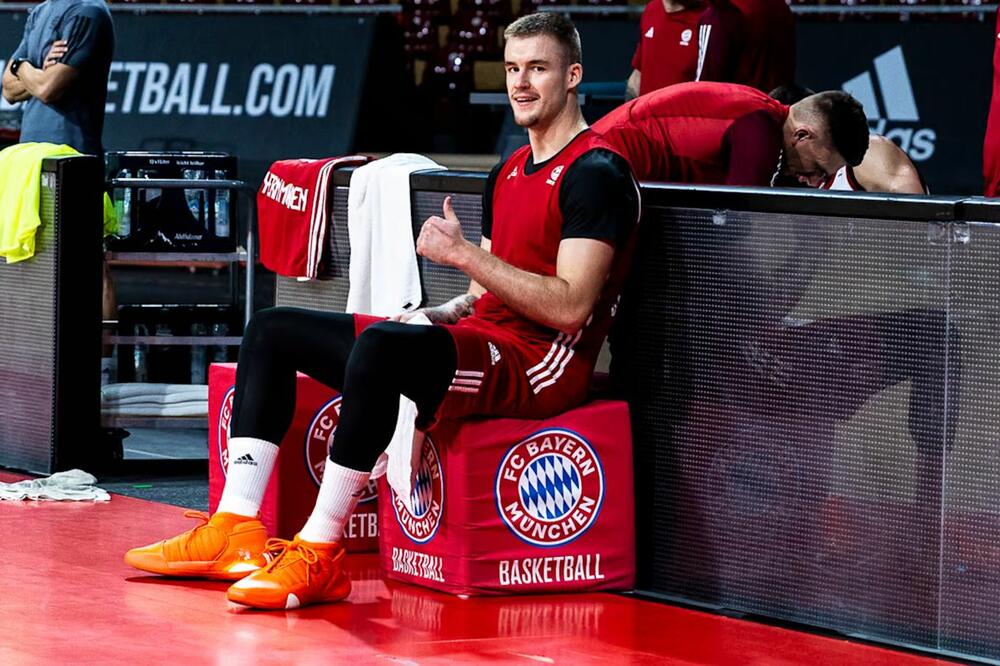 Radončić na treningu Bajerna, Foto: FC Bayern Basketball