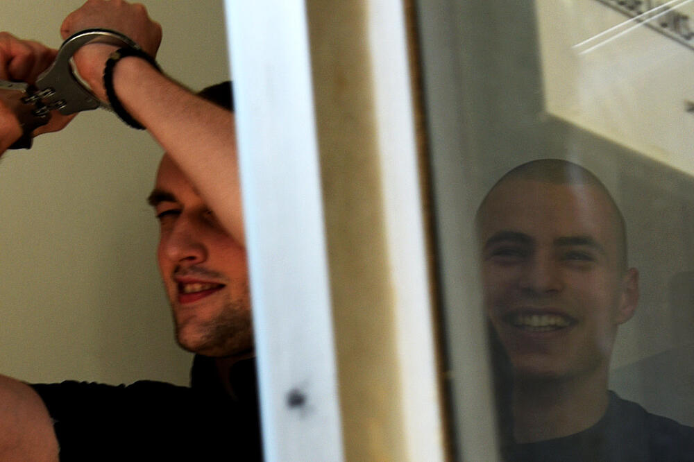 Vlahović i Radulović nakon jednog od ranijih suđenja, Foto: BORIS PEJOVIC