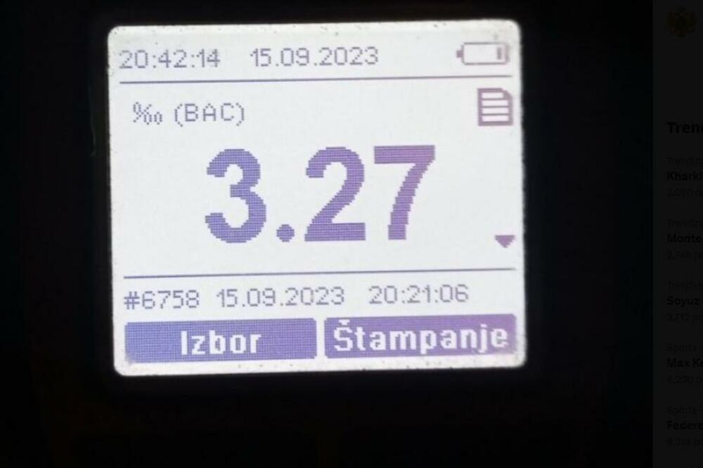 Foto: Twitter/PolicijaCG