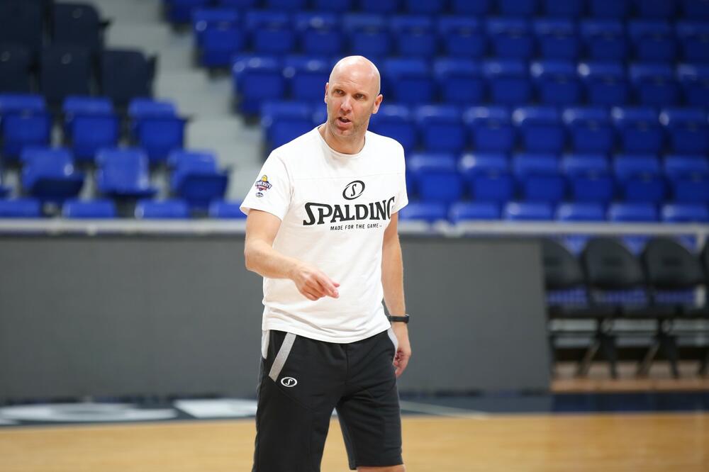 Andrej Žakelj na današnjem treningu, Foto: KK SC Derbi