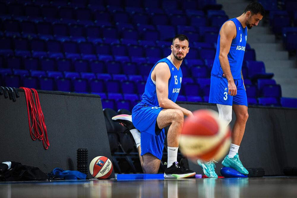 Zoran Nikolić na današnjem treningu, Foto: ABA Liga