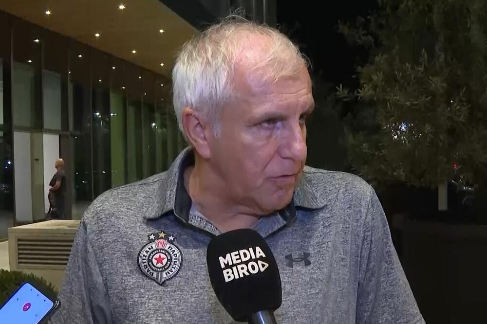 Obradović u razgovoru sa novinarima u Podgorici, Foto: KK Budućnost Voli