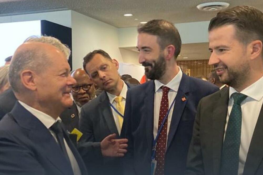 Šolc i Milatović, Foto: Predsjednik Crne Gore/Twitter