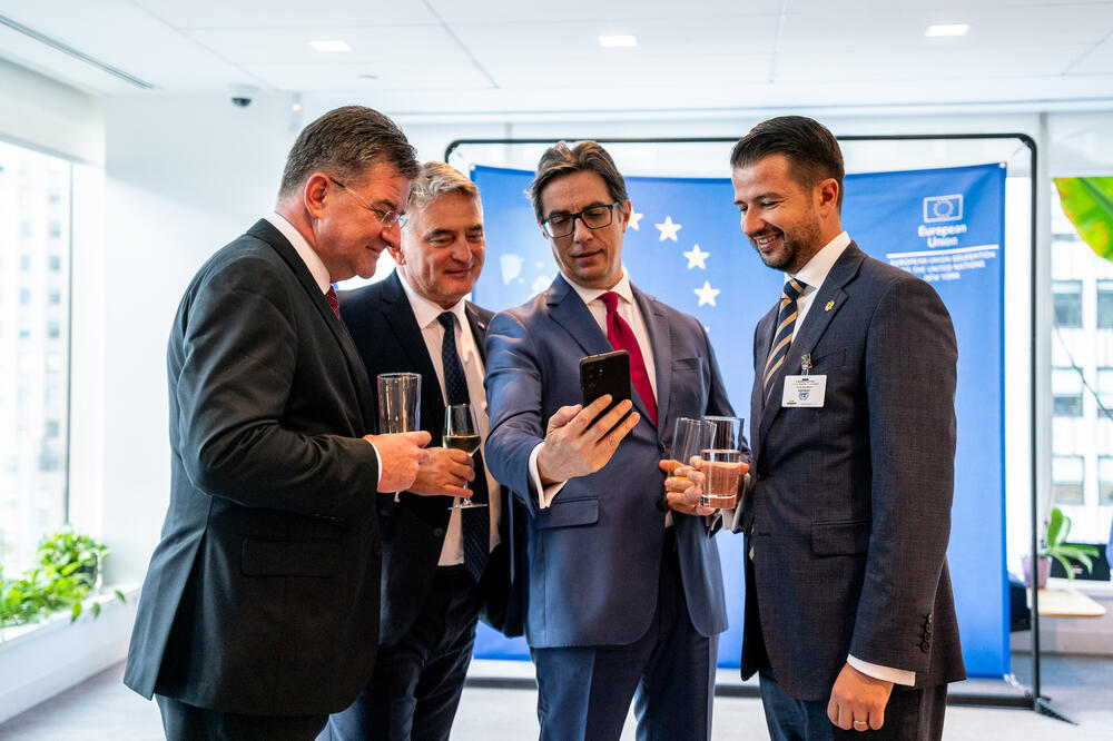 Milatović (desno), Foto: Služba za informisanje predsjednika Crne Gore