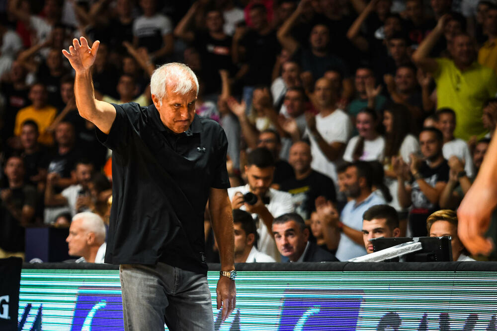 Obradović tokom jednog od gostovanja u Podgorici