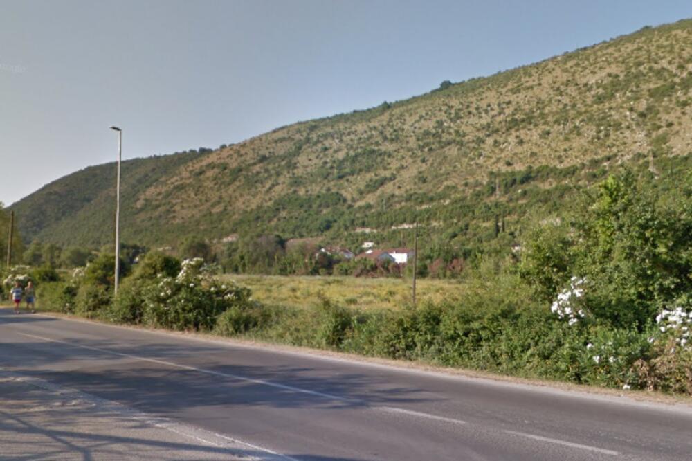Trasa planirane žičare: Brdo Žvinje, Foto: Google maps