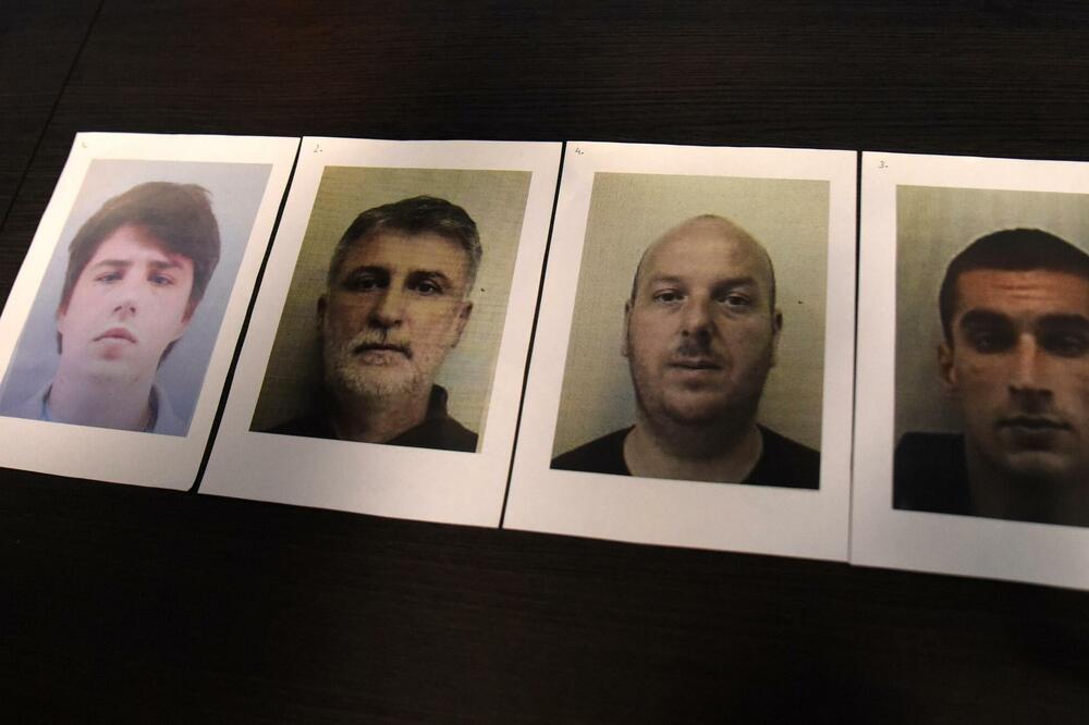 Osumnjičeni “rudari”: Milan Marković, Veljko Marković, Dejan Jovanović i Vladimir Erić, Foto: Boris Pejović