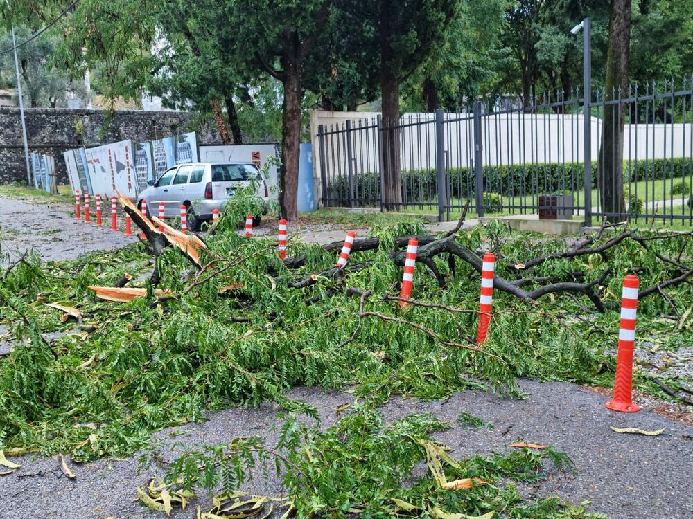 <p>Tokom večeri duvao jak vjetar, i danas se očekuje promjenljivo i svježije vrijeme</p>
