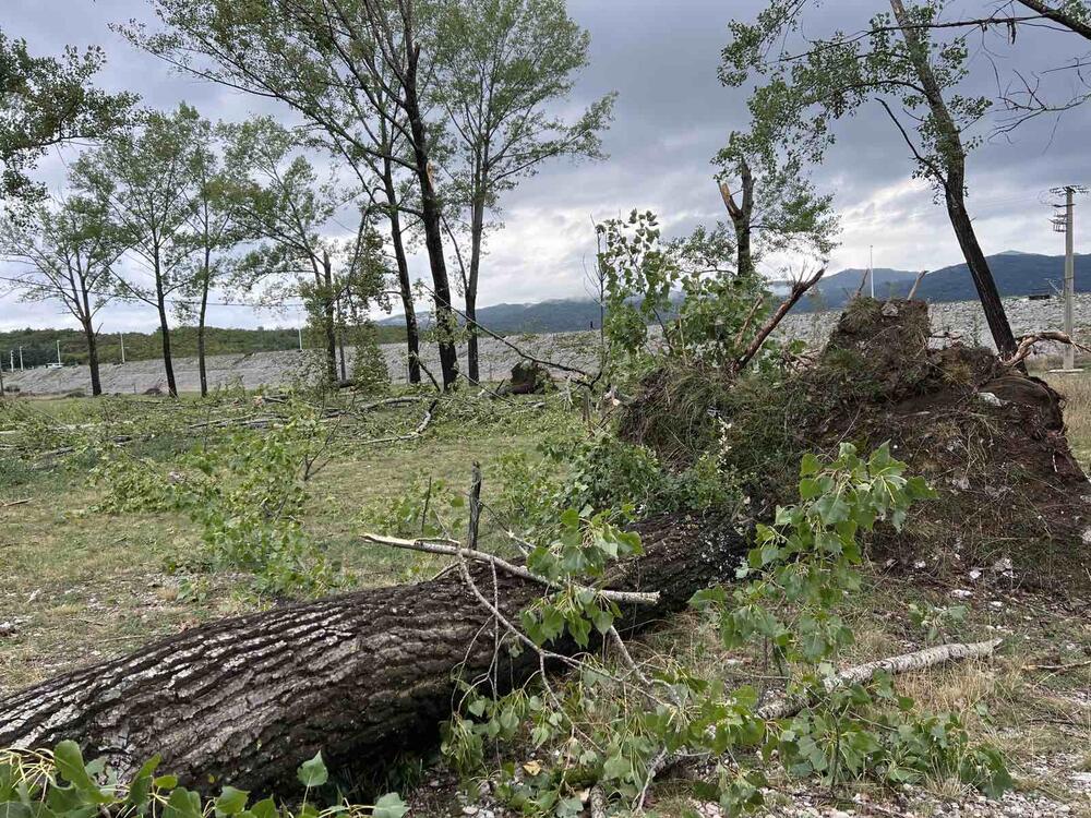 <p>Tokom večeri duvao jak vjetar, i danas se očekuje promjenljivo i svježije vrijeme</p>