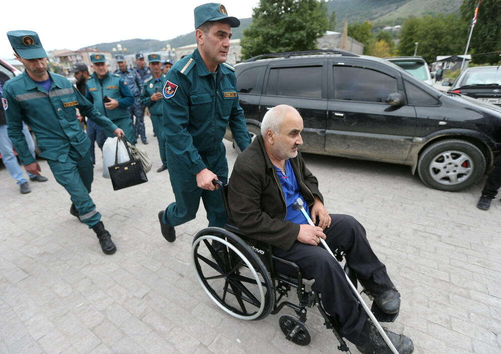 <p>Rukovodstvo Nagorno-Karabaha saopštilo je da 120 hiljada Jermena u tom regionu ne želi da živi u Azerbejdžanu iz straha od progona i etničkog čišćenja</p>