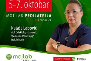 Nataša Labović, u Moj Lab Pedijatriji od 5. do 7. oktobra