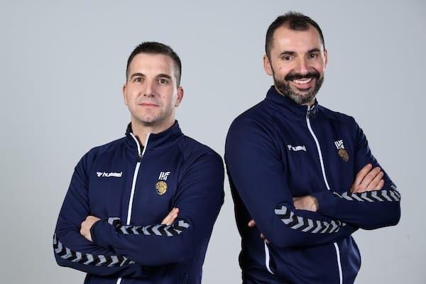 Ivan Pavićević and Miloš Ražnatović referee at the Olympic Games in...