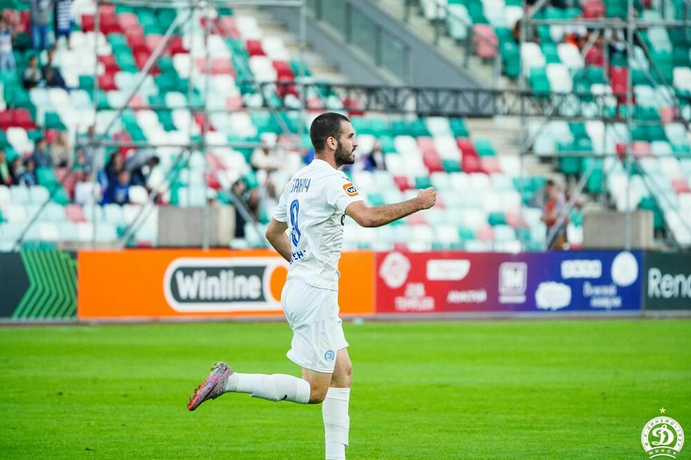 Bakić je dao četiri gola u posljednje četiri utakmice u prvenstvu, Foto: Dinamo Minsk