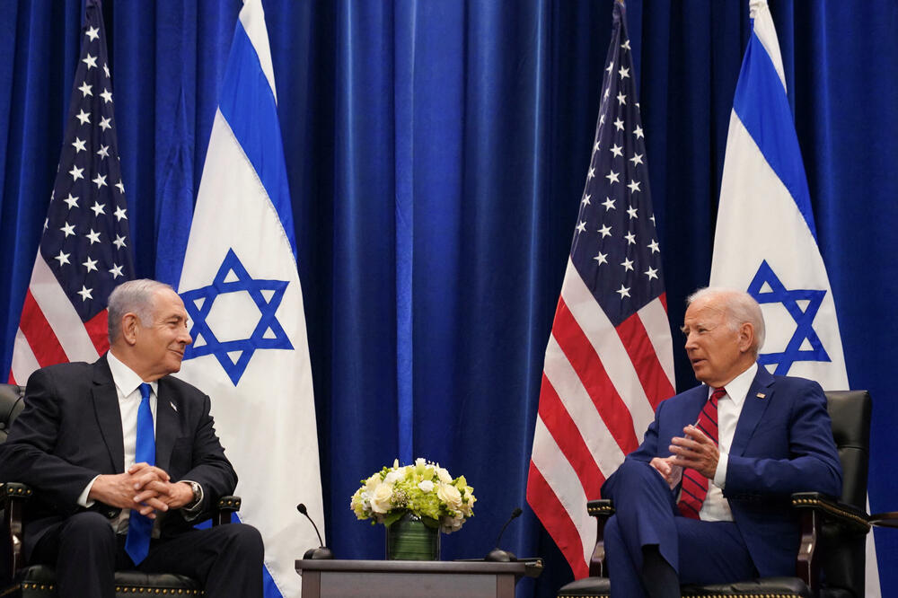 Netanjahu i Bajden, na sastanku u SAD, 20. septembra 2023. godine, Foto: Reuters