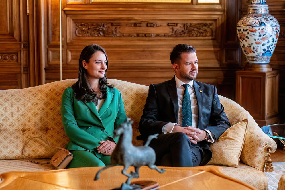 <p>Milatović je tokom razgovora pričao i o dešavanjima u regionu gdje je istakao "da je Crna Gora opredijeljena da doprinosi jačanju mira i stabilnosti na Zapadnom Balkanu"</p>