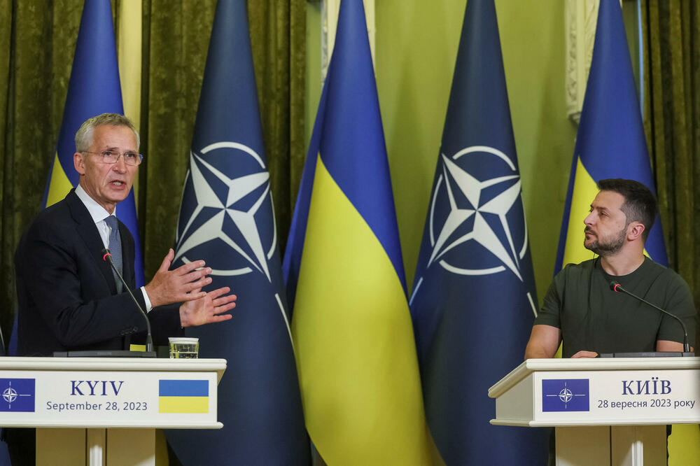 Stoltenberg i Zelenski u Kijevu, 28. septembra 2023. godine, Foto: Reuters