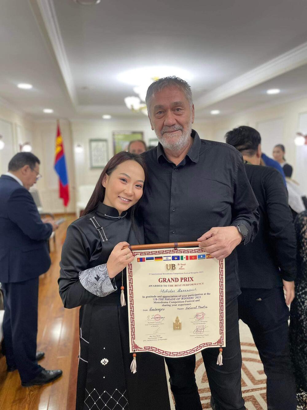 Marunović osvojio priznanje u Mongoliji