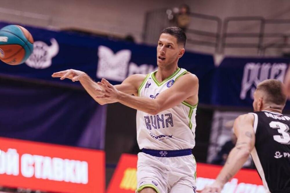 Nikola Ivanović na utakmici sa Avtodorom, Foto: Instagram.com/pbcrun