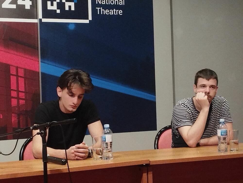Dragojević i Prelević na konferenciji za medije