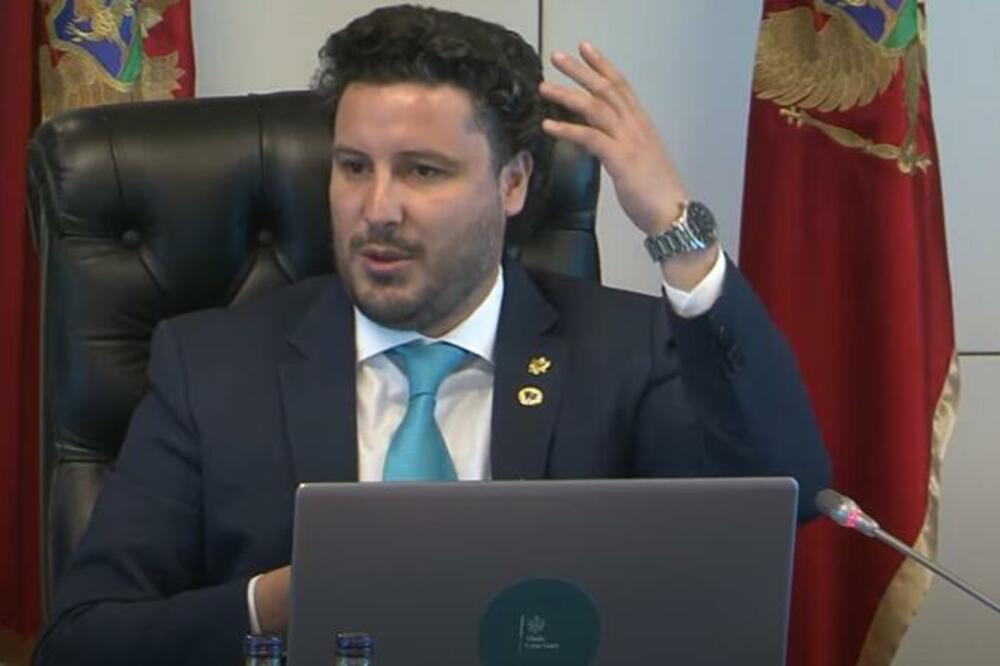 Abazović na sjednici, Foto: Printscreen YouTube