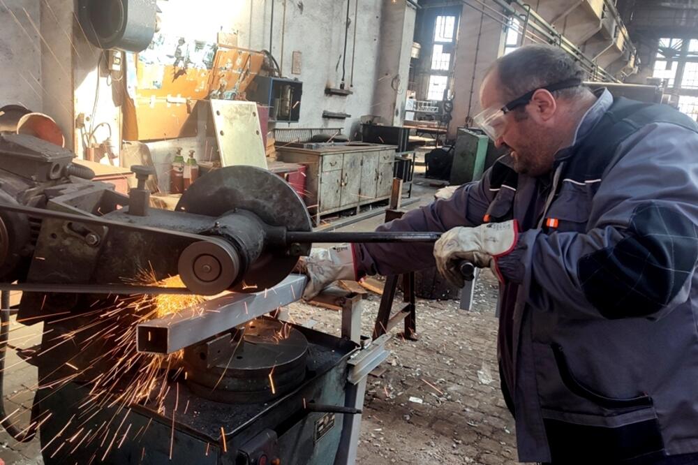 Radnici vjeruju da se čelik može proizvoditi: Detalj iz fabrike ove sedmice, Foto: Svetlana Mandić