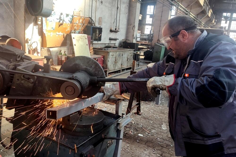 Radnici vjeruju da se čelik može proizvoditi: Detalj iz fabrike ove sedmice, Foto: Svetlana Mandić