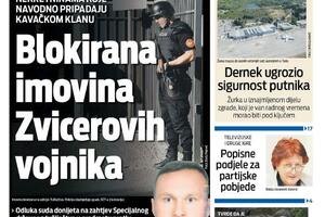 Naslovna strana "Vijesti" za 6. oktobar 2023.
