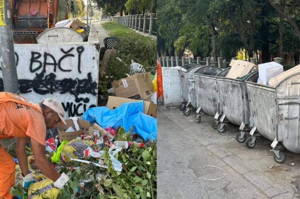 Radnici "Čistoće" na terenu, Foto: Glavni grad Podgorica