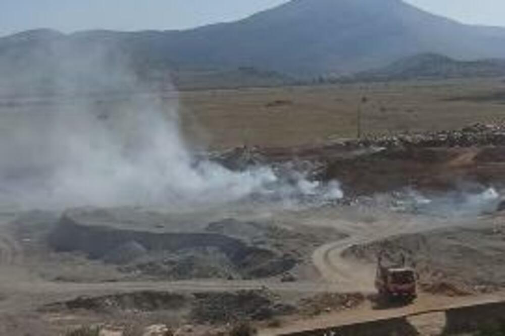 Deponija Livade nakon gašenja požara, Foto: Screenshot/Facebook/Danilo Šaranović