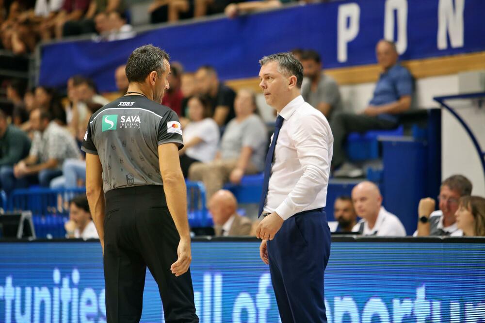 Mijović na večerašnjoj utakmici, Foto: Mornar - Barsko zlato / Media PRO