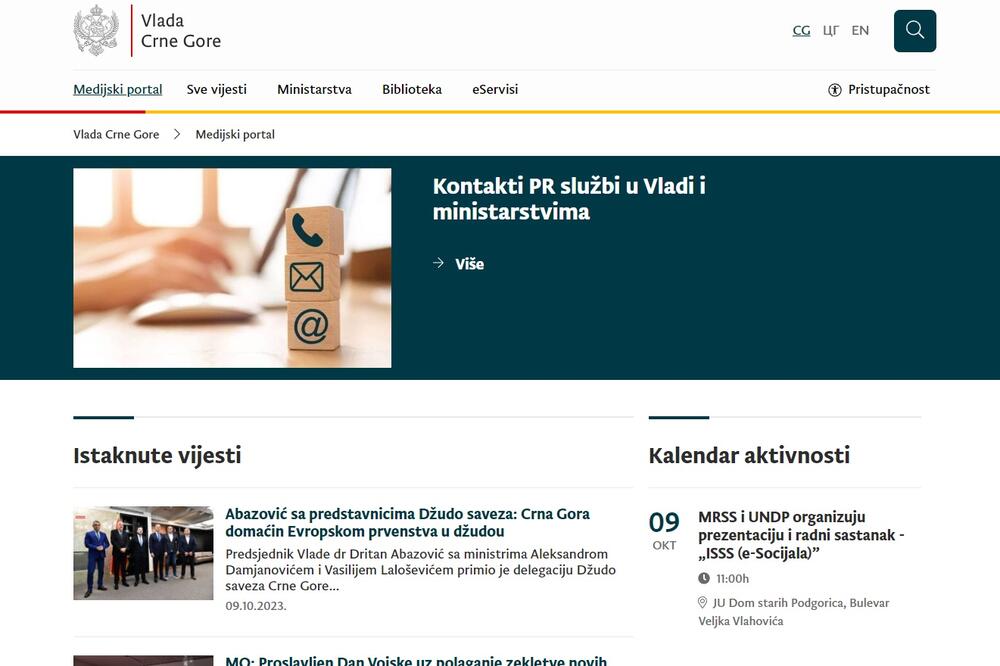 Foto: Vlada Crne Gore