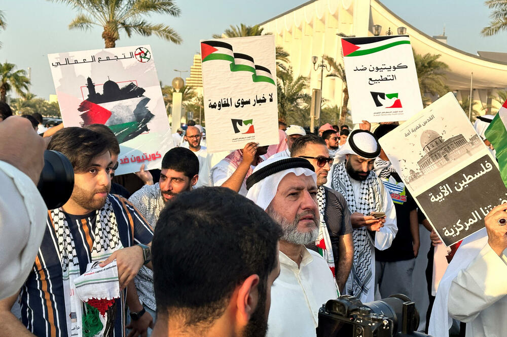 Protesti u Kuvajtu u znak podrške Palestincima, Foto: Rojters