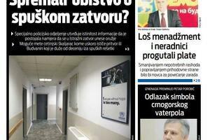 Naslovna strana "Vijesti" za 10. oktobar 2023.