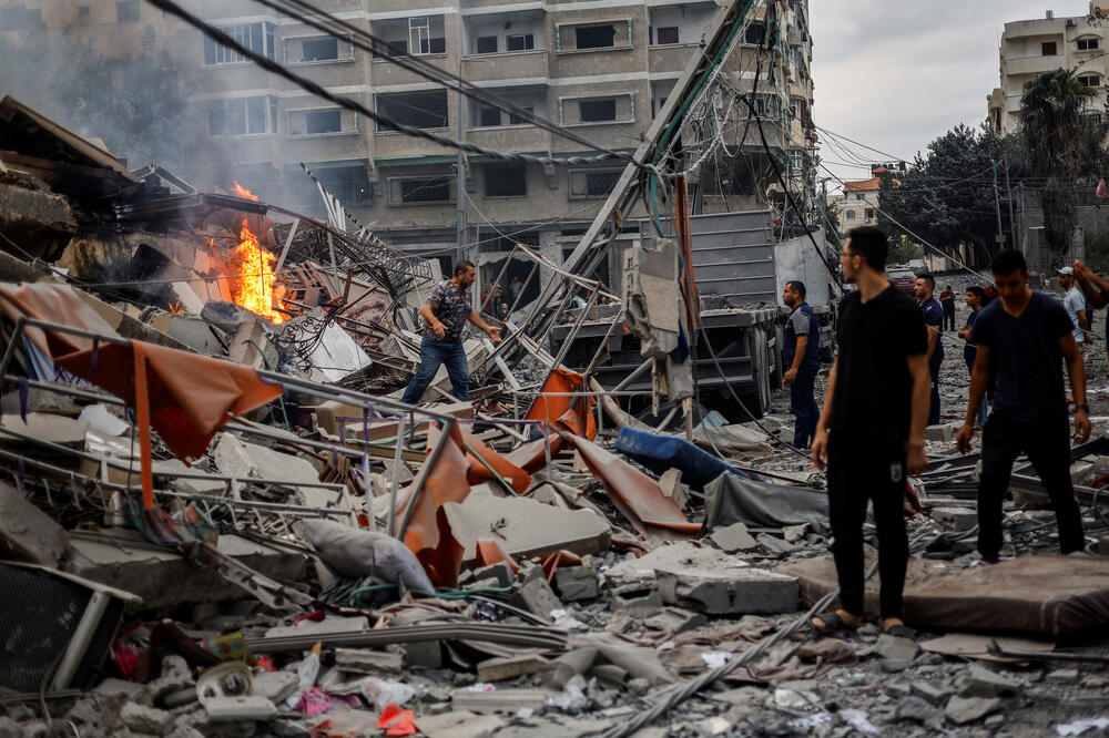 Detalj iz Gaze, 10. oktobra 2023. godine, Foto: Reuters