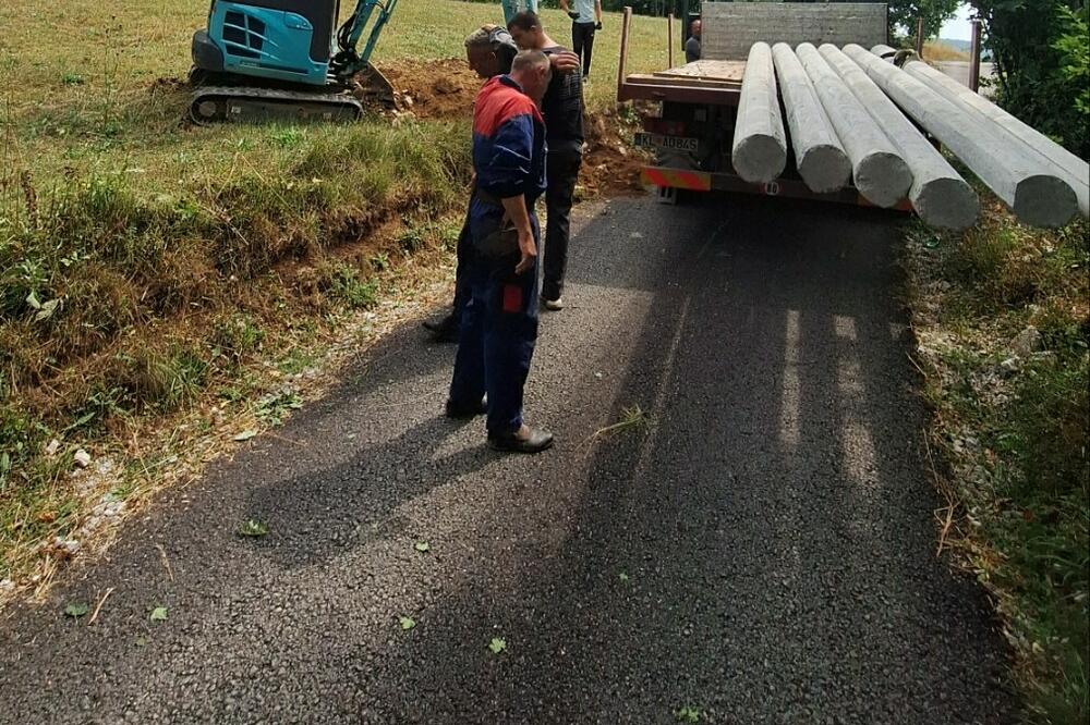 Radovi na jednom od puteva, Foto: Komunalno