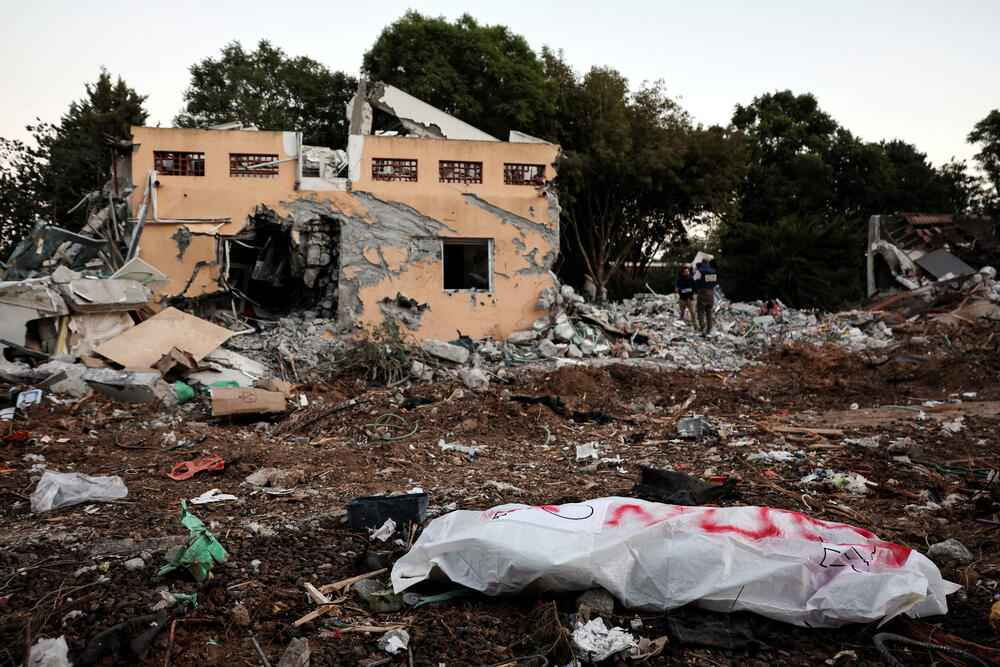 Kibuc Beri na jugu Izraela nakon Hamasovog napada